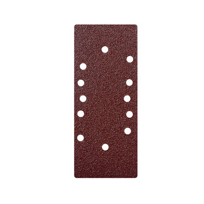 Universal Fit 40 Grit Red Sanding Sheet (L)230Mm (W)93Mm, Pack Of 5