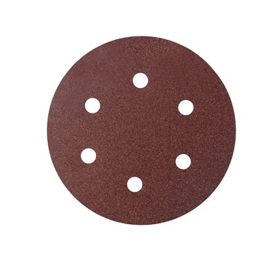 Universal Fit 80 Grit Sanding Disc (Dia)150Mm, Pack Of 5
