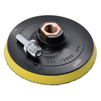 Universal Fit Drill Sanding Plate Backing Pad (Dia)115Mm