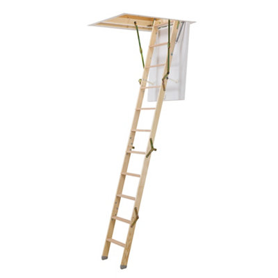 Mac Allister 4 Section 12 Tread Loft Ladder Kit