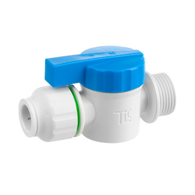 Flomasta Push-Fit Hot Washing Machine Tap, (Dia)15Mm X 19.05Mm