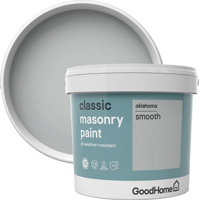 Goodhome Classic Oklahoma Smooth Matt Masonry Paint, 5L