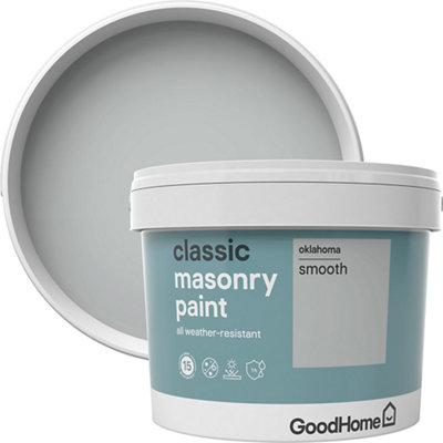 Goodhome Classic Oklahoma Smooth Matt Masonry Paint, 10L