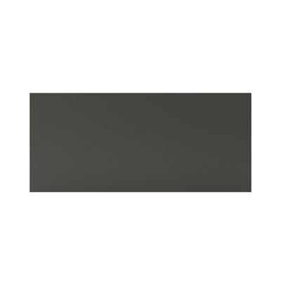 Goodhome Garcinia Integrated Handle Gloss Anthracite Bi-Fold Cabinet Door (W)800Mm (H)356Mm (T)19Mm
