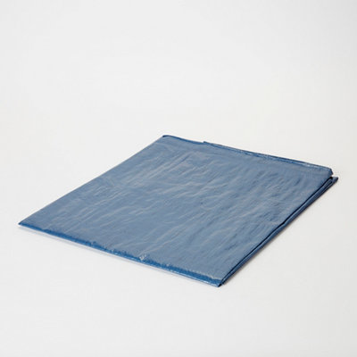 B&Q Blue Tarpaulin, (L)3M (W)2M