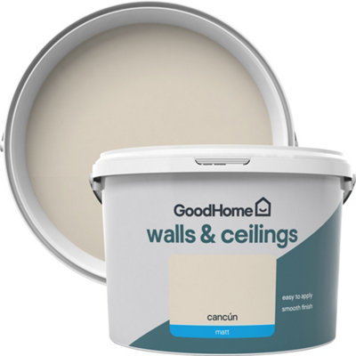 Goodhome Walls & Ceilings Cancun Matt Emulsion Paint, 2.5L