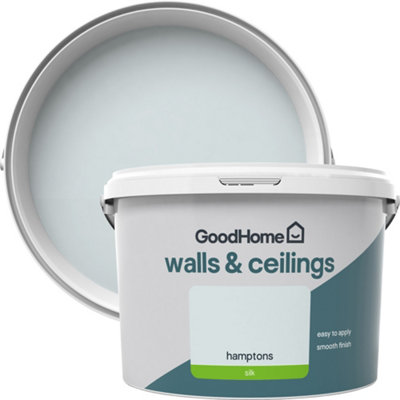 Goodhome Walls & Ceilings Hamptons Silk Emulsion Paint, 2.5L