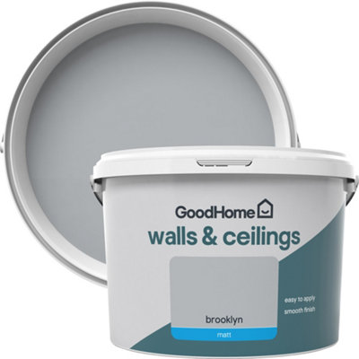 Goodhome Walls & Ceilings Brooklyn Matt Emulsion Paint, 2.5L