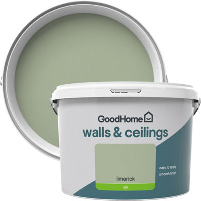 Goodhome Walls & Ceilings Limerick Silk Emulsion Paint, 2.5L