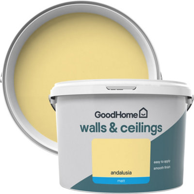 Goodhome Walls & Ceilings Andalusia Matt Emulsion Paint, 2.5L