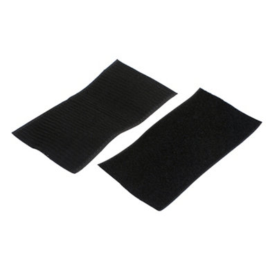 Diall Nylon Black Hook & Loop Tape (L)0.1M (W)200Mm