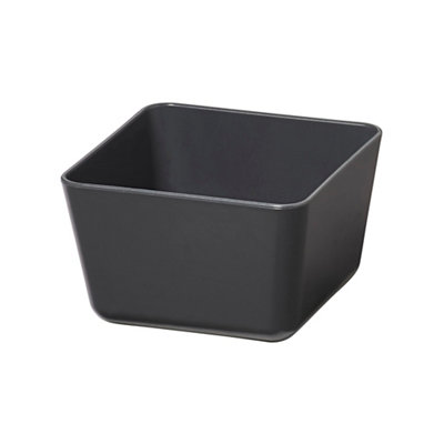 Goodhome Nitaki Anthracite Abs Plastic Cutlery Tray, (H)550Mm (W)90Mm