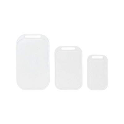 Goodhome White High-Density Polyethylene (Hdpe) Chopping Board