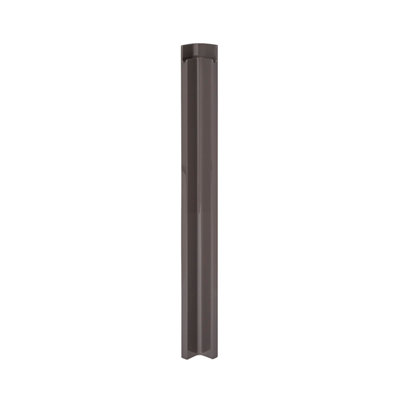 Goodhome Garcinia Integrated Handle Gloss Anthracite Standard Corner Post, (W)59Mm