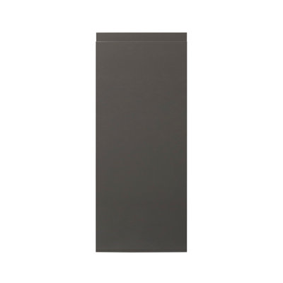 Goodhome Garcinia Integrated Handle Gloss Anthracite Highline Cabinet Door (W)300Mm (H)715Mm (T)19Mm