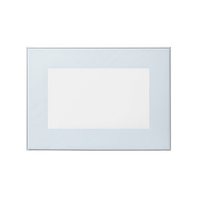 Goodhome Winterana White Glazed Bridging Cabinet Door (W)500Mm (H)356Mm (T)20Mm