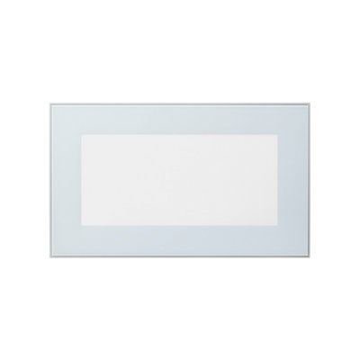 Goodhome Winterana White Glazed Bridging Cabinet Door (W)600Mm (H)356Mm (T)19Mm