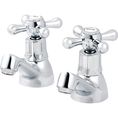 Goodhome Etel Traditional Basin Pillar Tap