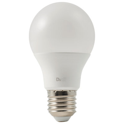 Diall E27 7.3W 806Lm 240° White A60 Neutral White Led Light Bulb