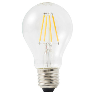 Diall E27 3.4W 470Lm Clear Gls Warm White Led Filament Light Bulb