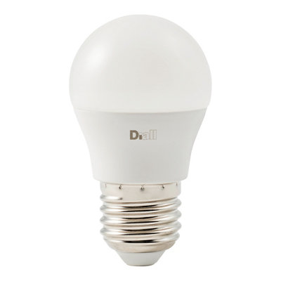 Diall E27 4.2W 470Lm 150° Frosted Mini Globe Neutral White Led Light Bulb