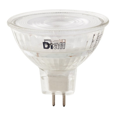 Diall Gu5.3 3.4W Warm White Led Glass Utility Light Bulb, Pack Of 3