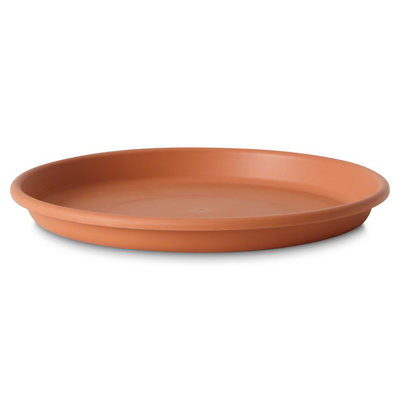 Verve Florus Terracotta Bell Pot Saucer (Dia)29Cm