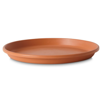Verve Florus Terracotta Bell Pot Saucer (Dia)36Cm