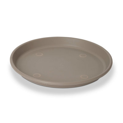 Verve Florus Taupe Bell Pot Saucer (Dia)36Cm