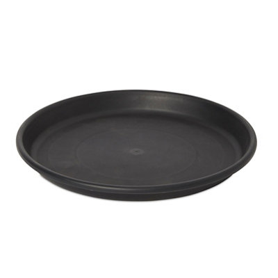 Verve Florus Black Bell Pot Saucer (Dia)36Cm