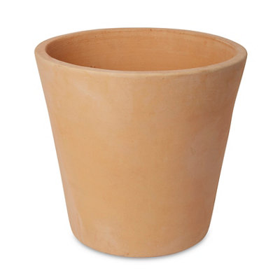 Verve Mali White Washed Terracotta White Washed Circular Plant Pot (Dia)53Cm