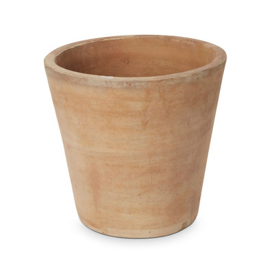 Verve Mali Matt Brown Terracotta Plant Pot (Dia) 35Cm, (H)33Cm, 28L