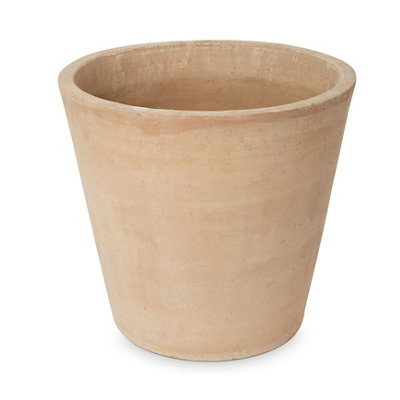 Verve Mali Matt Brown Terracotta Plant Pot (Dia) 40Cm, (H)38Cm, 43L
