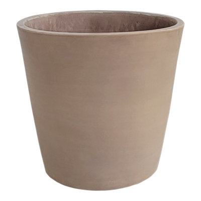 Verve Mali Brown Terracotta Circular Plant Pot (Dia)53Cm
