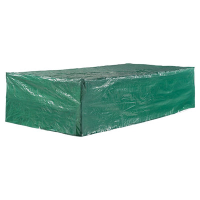 B&Q Green Rectangular Table Cover (H)60Cm (W)120Cm