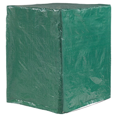 B&Q Green Rectangular Chair Stack Cover (H)90Cm (W)65Cm