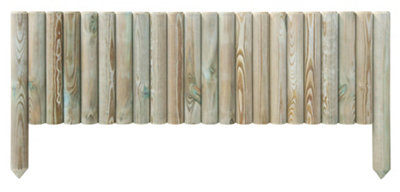 Blooma Pine Vertical Log Roll (H)300Mm (L)1M