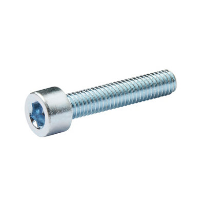 Diall M6 Cylindrical Zinc-Plated Carbon Steel Set Screw & Nut (L)30Mm, Pack Of 20