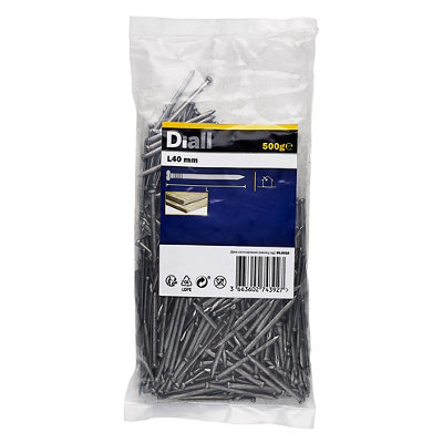 Diall Oval Nail (L)40Mm 500G