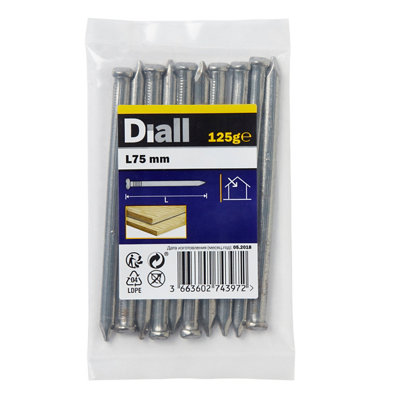 Diall Oval Nail (L)75Mm 125G