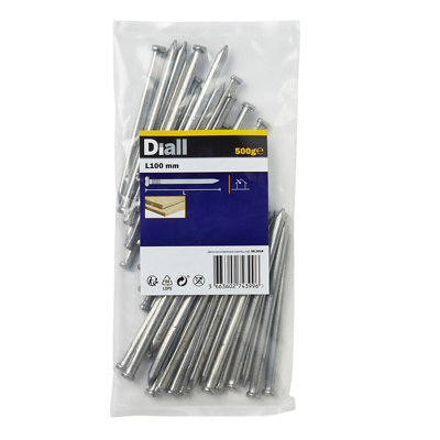 Diall Oval Nail (L)100Mm 500G