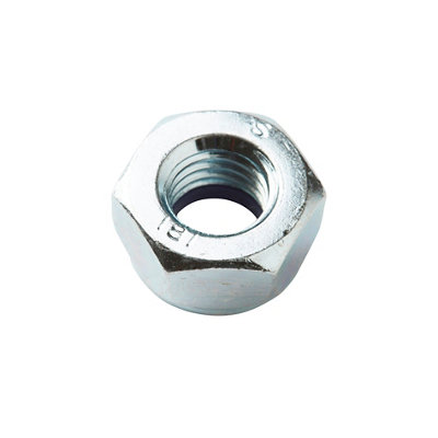 Diall M8 Carbon Steel Lock Nut, Pack Of 100
