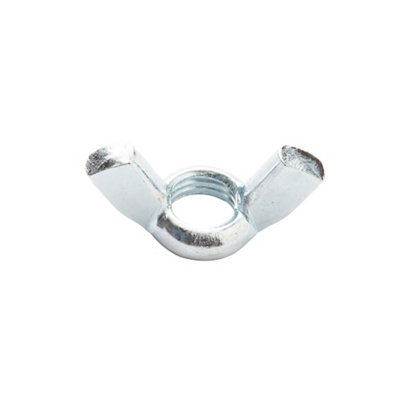 Diall M4 Carbon Steel Wing Nut, Pack Of 10