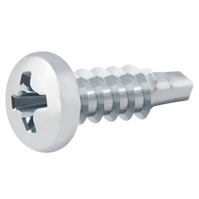 Diall Pan Head Zinc-Plated Carbon Steel Screw (Dia)3.5Mm, Pack Of 200