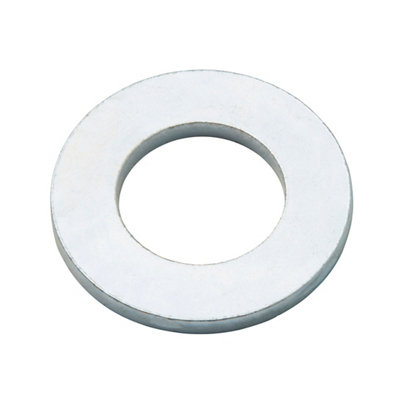 Diall M14 Carbon Steel Flat Washer, (Dia)14Mm, Pack Of 20