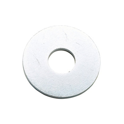 Diall M10 Carbon Steel Flat Washer, (Dia)10Mm, Pack Of 100
