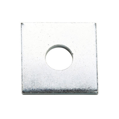 Diall M10 Carbon Steel Square Washer, Pack Of 5
