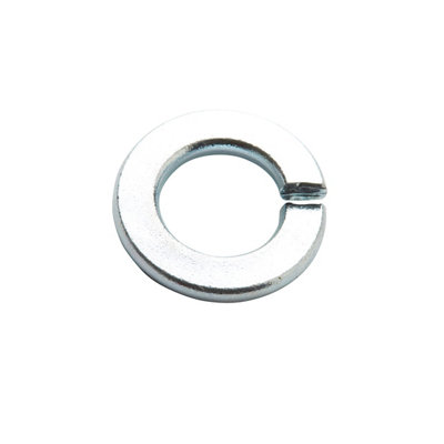 Diall M8 Steel Spring Washer, (Dia)8Mm, Pack Of 10