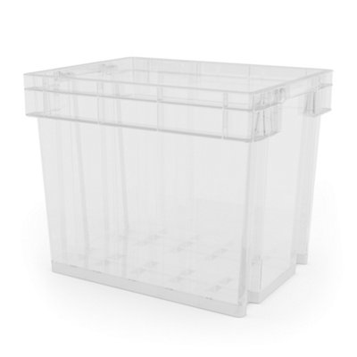 Form Xago Heavy Duty Clear 24L Plastic Stackable Storage Box