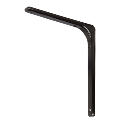 Goodhome Alchimy Black Steel Shelving Bracket (H)300Mm (D)300Mm